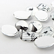 Cabochons en verre ovales à dos plat noir et blanc de thème ornements décorations(GGLA-A003-18x25-BB)-3