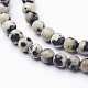 Natural Dalmatian Jasper Beads Strands(X-GSR4mmC004)-2