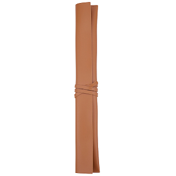 1Pc Leather Drum Set Portable Protective Case, Rectangle, Tan, 440x62x35mm