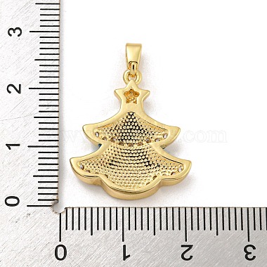 Christmas Brass Micro Pave Cubic Zirconia Pendant(KK-H468-03B-03G)-3