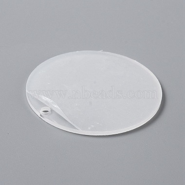 40Pcs 5 Style Acrylic Transparent Blank Pendants(DIY-CJC0002-011)-3