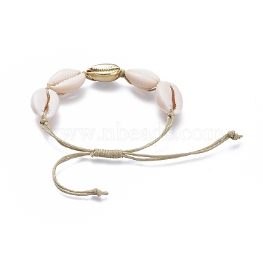 Adjustable Waxed Cotton Cord Braided Bead Bracelets Sets(X-BJEW-JB05121)-7