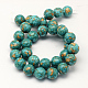 Dyed Synthetic Turquoise Round Bead Strands(TURQ-Q100-01C-01)-2