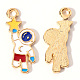 Pendentifs d'&eacute;mail en alliage(ENAM-S121-139)-2