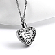 Ожерелья-подвески из нержавеющей стали в форме сердца с кабельными цепочками(KI1843-1)-1