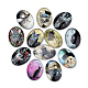 Flat Back Glass Kitten Cabochons(X-GGLA-S034-25x18-024)-1