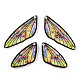 Transparent Resin Wing Pendants Set(X-RESI-TAC0021-01A)-4