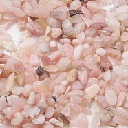Natural Pink Opal Beads, No Hole/Undrilled, Chip, 3~11x3~5x1~3.5mm, about 5880pcs/500g(G-L491-02)