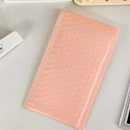 Rectangle Self Seal Bubble Mailers, Waterproof Padded Envelope Packaging, for Jewelry Makeup Supplies, Light Salmon, 19x11cm(PW-WG66020-01)