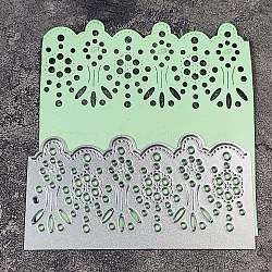 Carbon Steel Cutting Dies Stencils, for DIY Scrapbooking, Photo Album, Decorative Embossing Paper Card, Matte Stainless Steel Color, Flower, 47.5x92.5x0.8mm(DIY-P076-62)