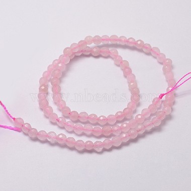 Natural Rose Quartz Beads Strands(G-G736-13-4mm)-2