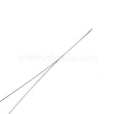 Iron Big Eye Beading Needles(X-TOOL-N006-01)-4
