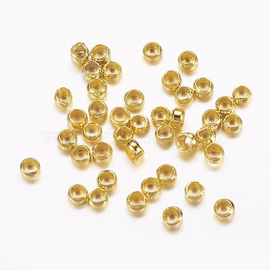 Golden Round Brass Beads