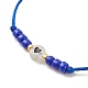 2Pcs Flat Round with Heart Acrylic Braided Bead Bracelets Set with Glass Seed(BJEW-JB08034-05)-6