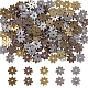 Dicosmétique 300 pcs 5 couleurs 8 - capuchons de perles de fleurs en alliage de style tibétain en pétales(FIND-DC0003-91)-1