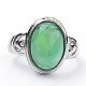 Natural Agate Rings(G-S242-06-B)-3