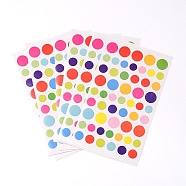 Flat Round DIY Cloth Picture Stickers, Mixed Color, 16x9.4cm, about 6pcs/bag(AJEW-L053-01)