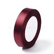 Valentine's Day Gifts Boxes Packages Single Face Satin Ribbon, Polyester Ribbon, Dark Violetred, about 3/4 inch(20mm) wide, 25yards/roll(22.86m/roll), 250yards/group(228.6m/group), 10rolls/group(RC20mmY048)