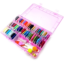 Cloth Sewing Tools Sets, Mixed Color, 195x130x7mm(PW-WG36F71-04)