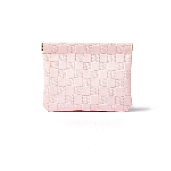 Imitation Leather Coin Purse, Multipurpose Shrapnel Makeup Bag, Headphone Storage Bag, Pink, 15x10cm