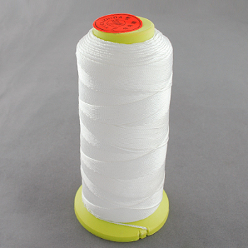 Nylon Sewing Thread, White, 0.8mm, about 300m/roll