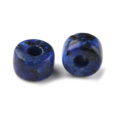 Perles de jaspe sésame naturel/jaspe kiwi imitation lapis-lazuli(G-G0003-A07)-2