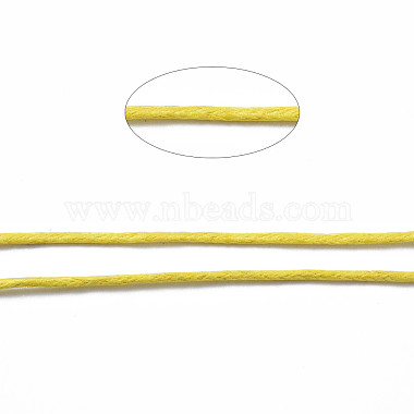 Waxed Cotton Thread Cords(YC-R003-1.0mm-10m-110)-5