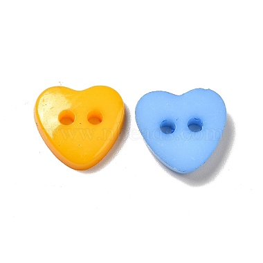 Acrylic Heart Buttons(BUTT-E071-A-M)-3