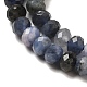 naturelles bleu perles aventurine brins(G-G139-B06-01-A)-3