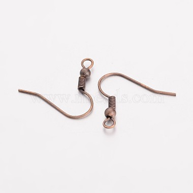 Brass Earring Hooks(X-EC135Y-NFR)-2
