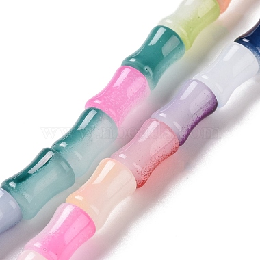 Colorful Bamboo Stick Glass Beads