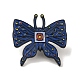 Butterfly Black Aolly Brooches(JEWB-U004-06EB-10)-1