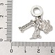 Rack Plating Alloy Crystal Rhinestone European Dangle Charms(PALLOY-S189-20P)-3