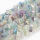 Natural Electroplated Fluorite Beads Strands(G-G767-08A)-1
