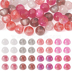 40Pcs 4 Colors Resin UV Reactive Beads, Color Changing Beads, Apple, Mixed Color, 11x8mm, Hole: 1.5mm, 10pcs/color(RESI-TA0005-69)