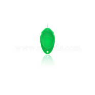 Plastic Needle Threader for Hand Sewing, Wire Loop DIY Needle Threader Hand Machine Sewing Tool, Green, 41x20mm(SENE-PW0003-031D)