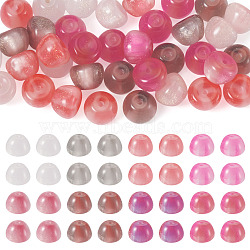40Pcs 4 Colors Resin UV Reactive Beads, Color Changing Beads, Apple, Mixed Color, 11x8mm, Hole: 1.5mm, 10pcs/color(RESI-TA0005-69)