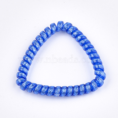 Plastic Telephone Cord Elastic Hair Ties(OHAR-T006-49)-2