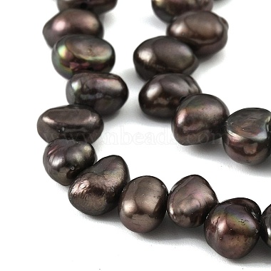 Dyed Natural Cultured Freshwater Pearl Beads Strands(PEAR-A006-19B)-4