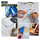 Multifunctional Acrylic Drawing Scale Ruler(DIY-WH0387-72D)-6