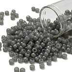TOHO 6/0 Round Beads, Japanese Seed Beads, (1150) Translucent Grey, 4mm, Hole: 1.5mm, about 168pcs/10g(X-SEED-TR06-1150)
