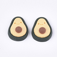 Resin Cabochons, Avocado, Wheat, 19x15x9mm(X-CRES-T010-95)