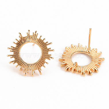 Brass Earring Findings(KK-S356-248-NF)-2