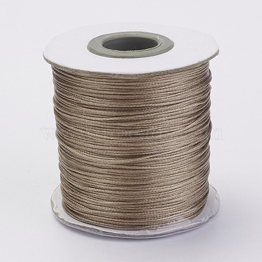 0.5mm BurlyWood Waxed Polyester Cord Thread & Cord