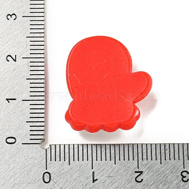 Deko-Cabochons aus undurchsichtigem Harz mit Weihnachtsmotiv(CRES-B022-06I)-3