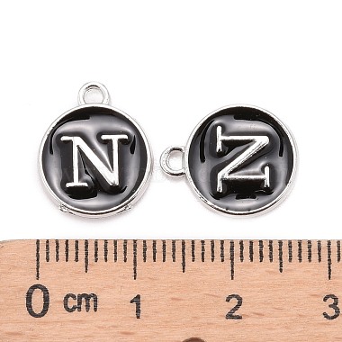 Charms aus platinierter Legierung(ENAM-S118-02N-P)-3