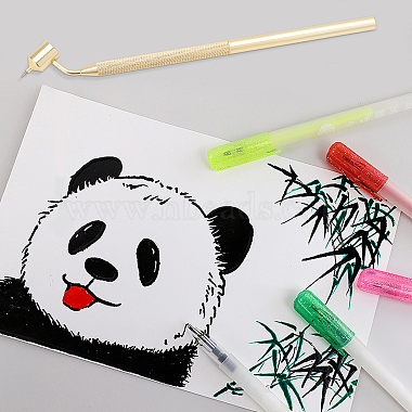 Aluminum Slanting Fine Line Paint Pen(AJEW-WH0034-74)-6