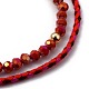 Bracelets de perles en verre extensible et ensembles de bracelets en cordon tressé en coton(BJEW-JB05401)-3