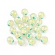 UV Plating Rainbow Iridescent Acrylic Enamel Beads(OACR-I003-12C)-4