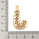 Brass Micro Pave Clear Cubic Zirconia Pendants(KK-B099-01G-J)-3